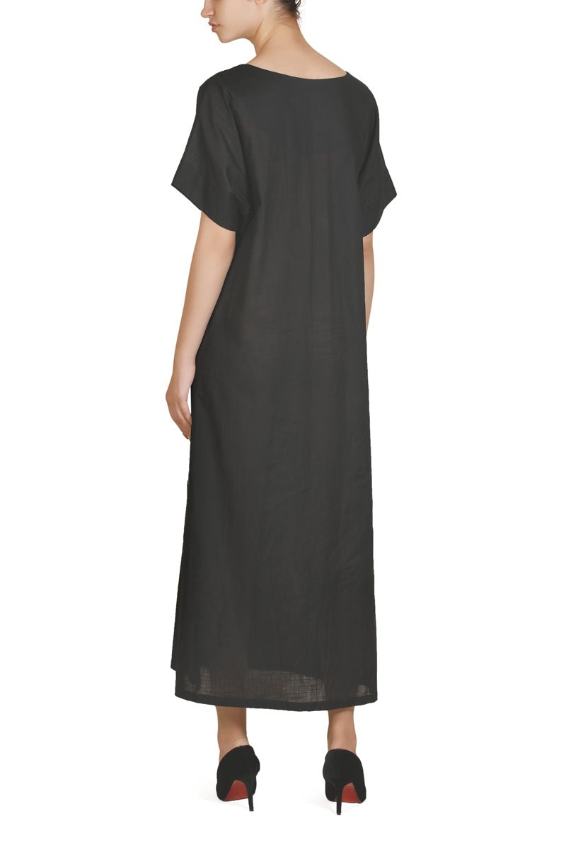Double - Inverted Pleats Dress - samantchauhan
