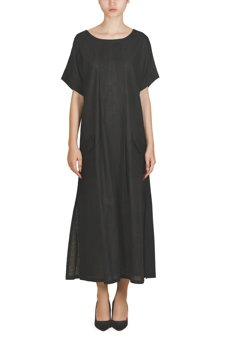 Double - Inverted Pleats Dress - samantchauhan