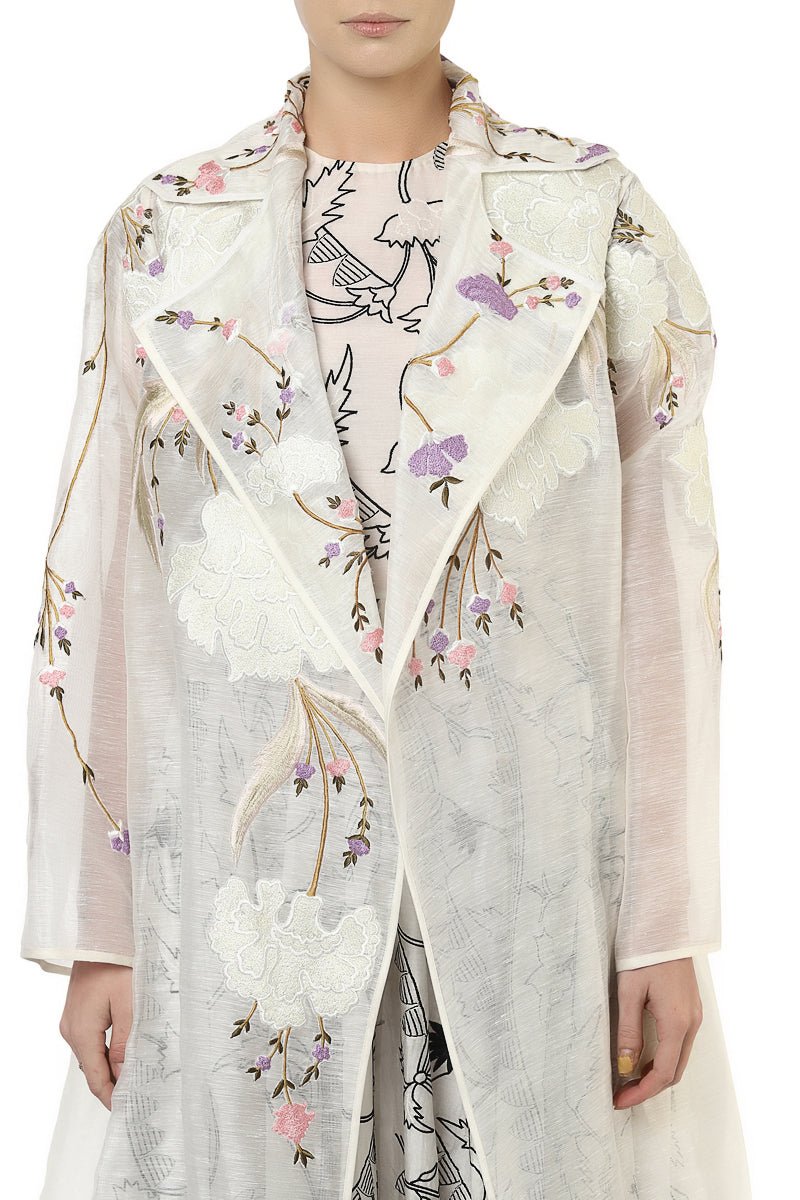 Draped Dress & Long Jacket - samantchauhan
