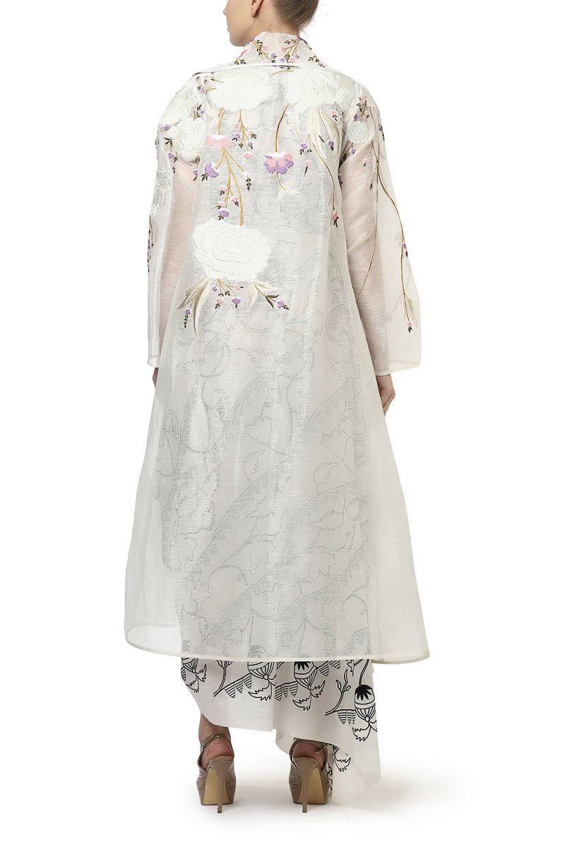Draped Dress & Long Jacket - samantchauhan