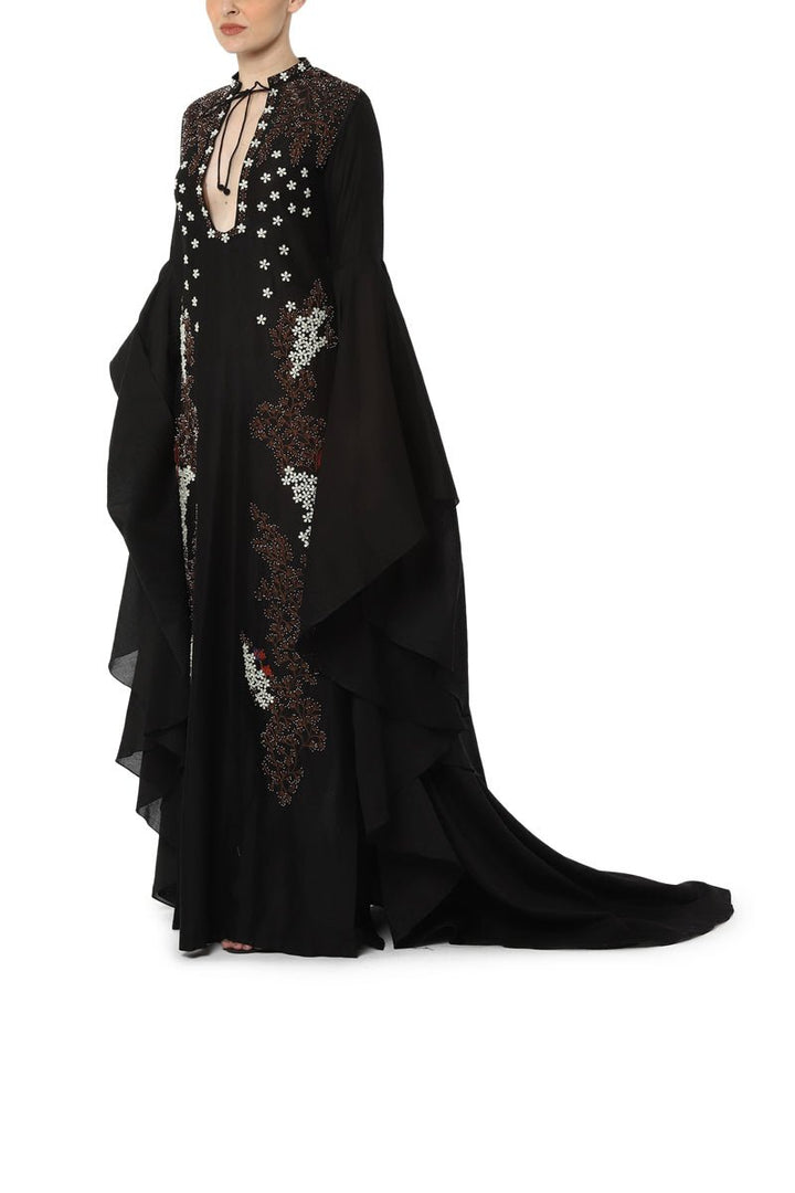 Elongated sleeves gown - samantchauhan