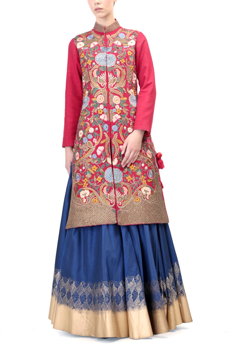 Embriodered Kurta & Lehenga - samantchauhan