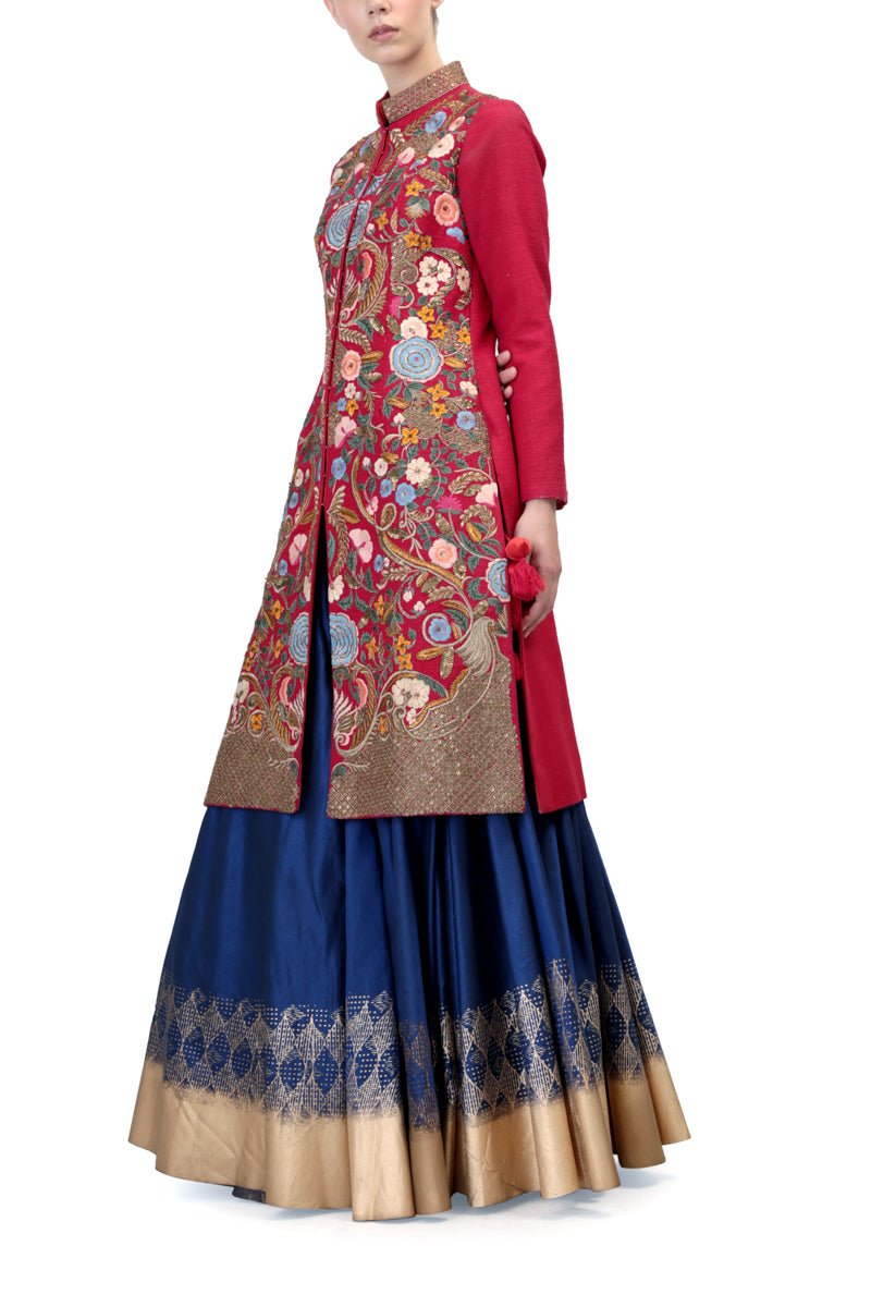 Embriodered Kurta & Lehenga - samantchauhan