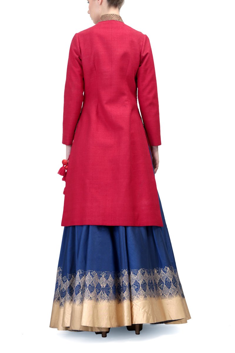 Embriodered Kurta &amp; Lehenga - samantchauhan