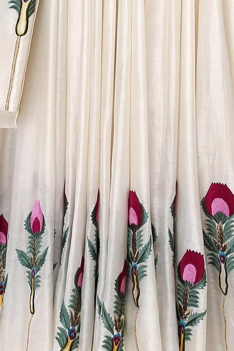 Embroidered anarkali & Dupatta - samantchauhan