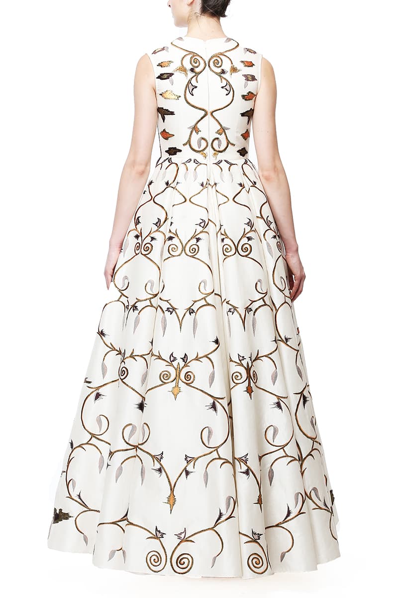 Embroidered Gown - samantchauhan