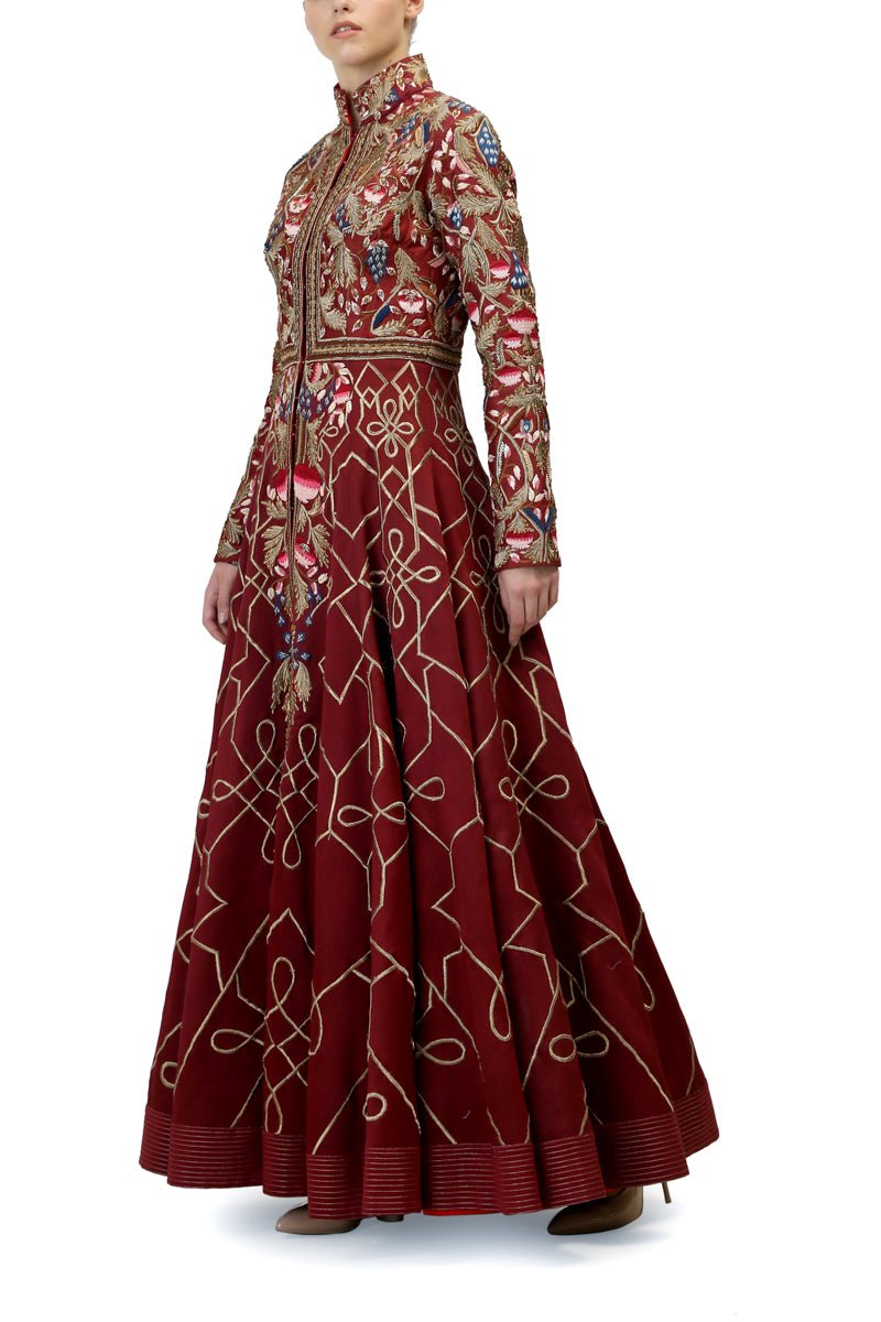Embroidered Gown - samantchauhan
