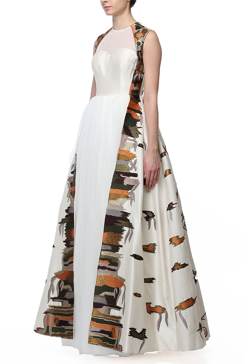 Embroidered Gown - samantchauhan