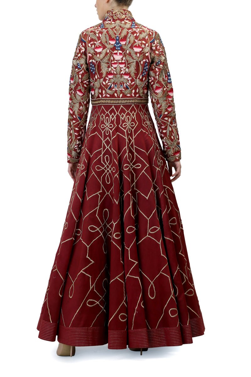 Embroidered Gown - samantchauhan