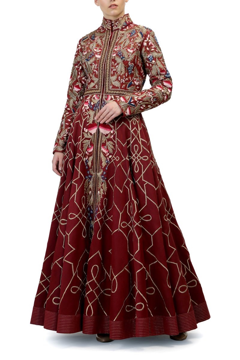 Embroidered Gown - samantchauhan