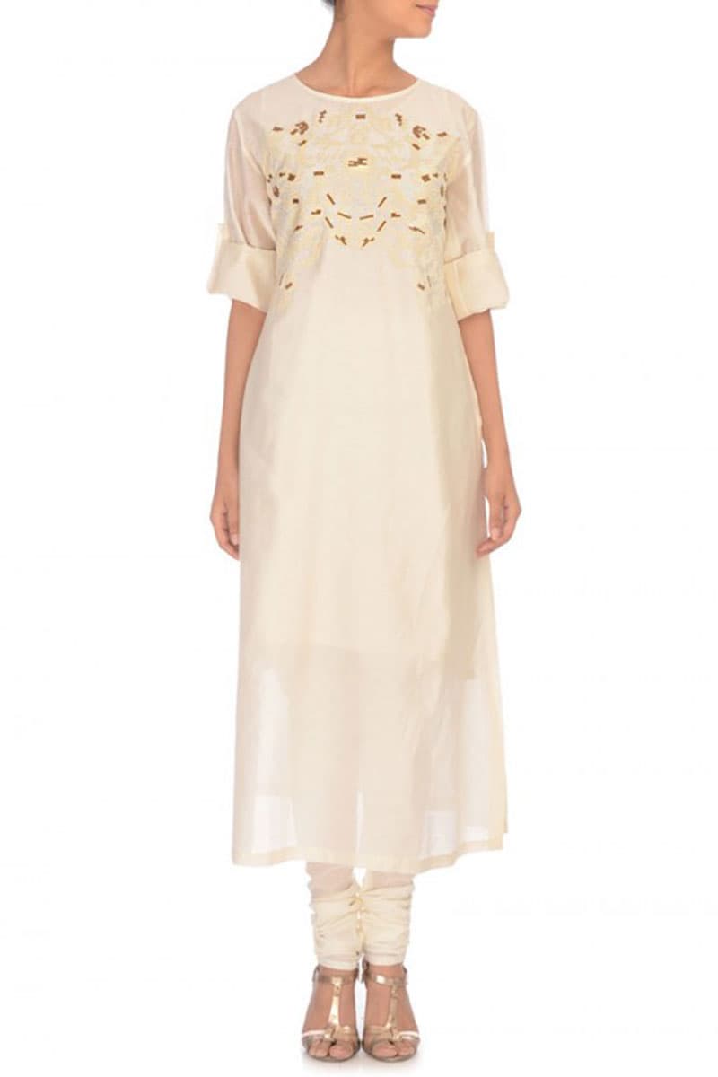 Embroidered Kurta - samantchauhan