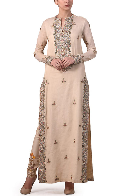 Embroidered Kurta & Churidar set - samantchauhan