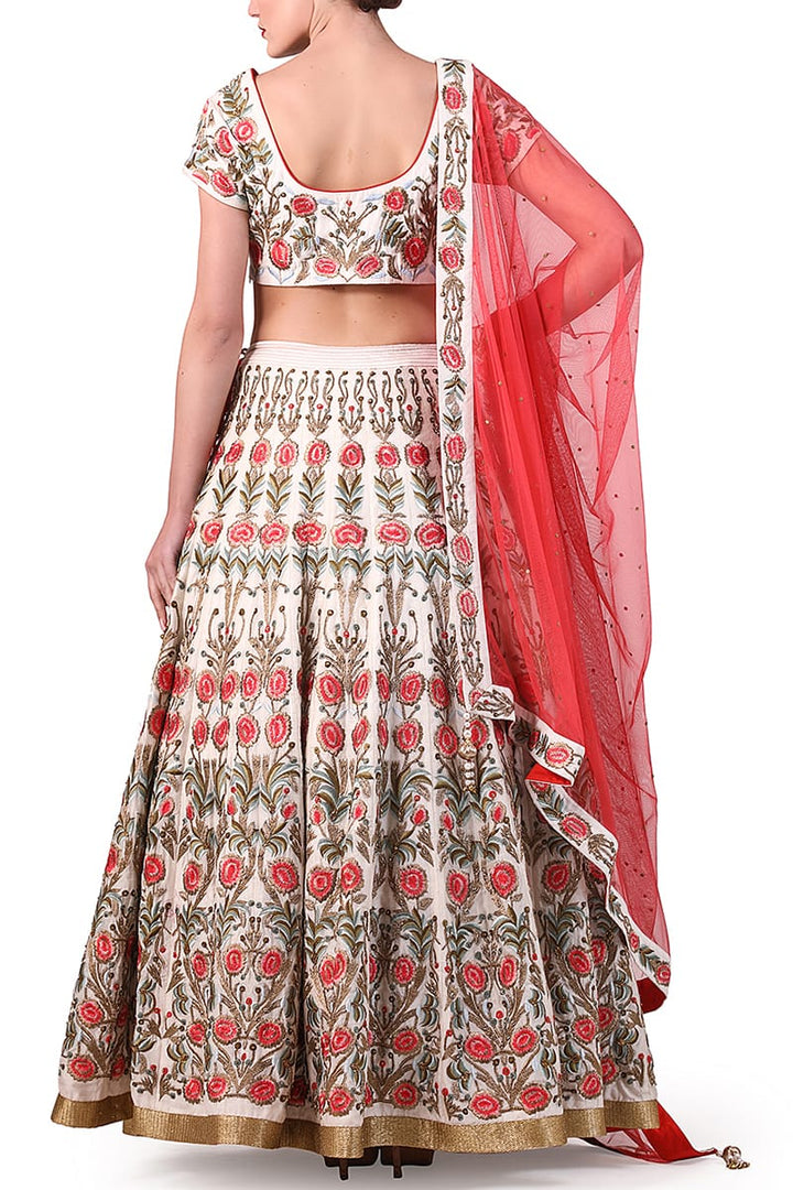 Embroidered Lehenga &amp; Blouse set - samantchauhan