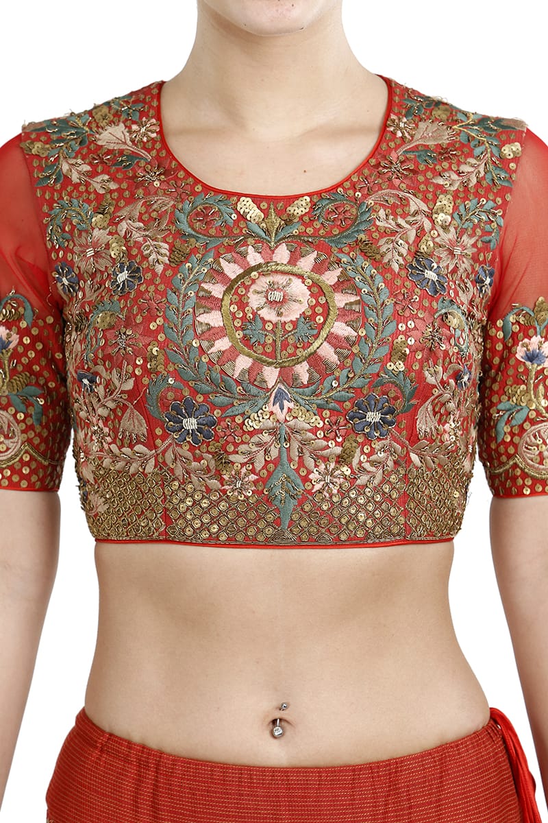 Embroidered Lehenga set - samantchauhan