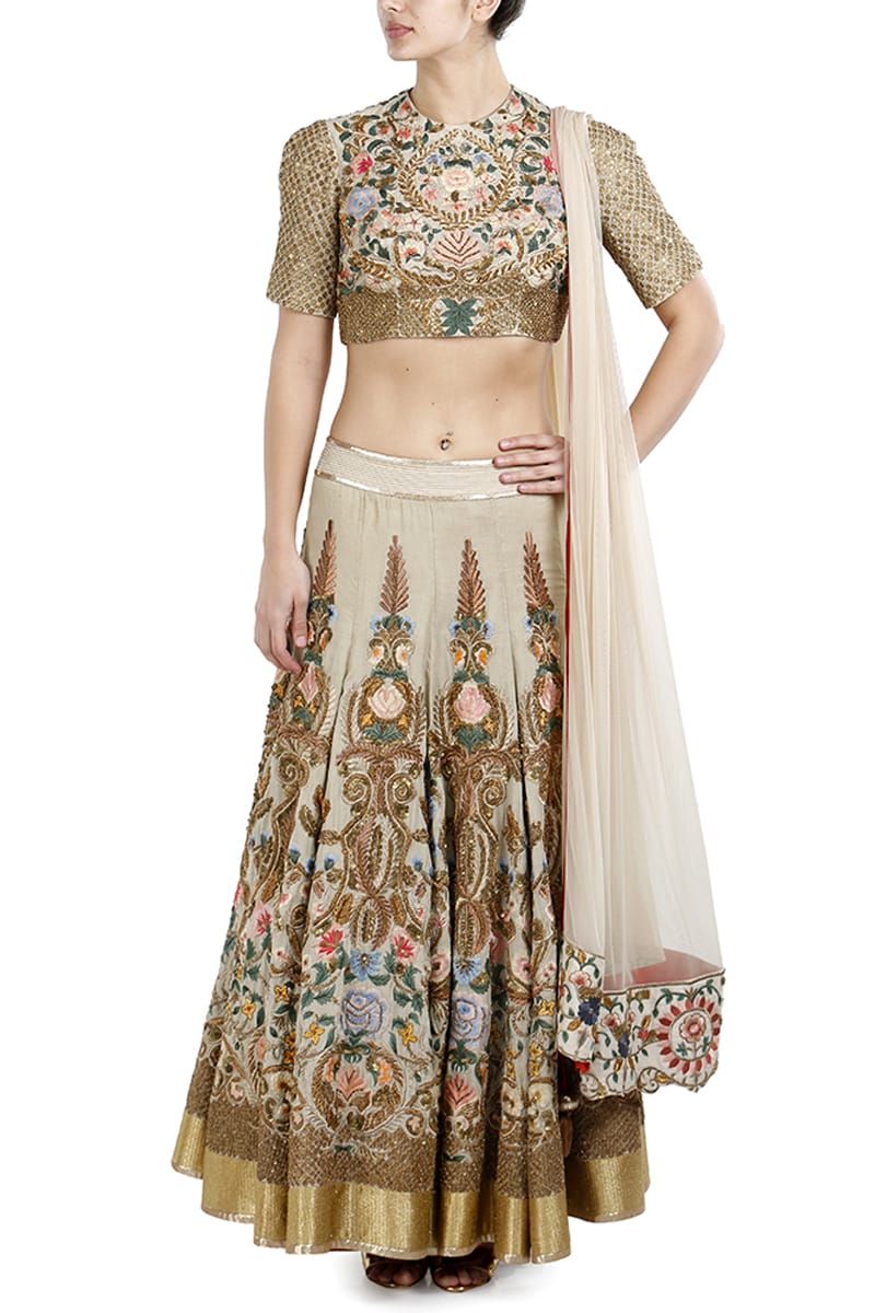 Embroidered Lehenga set - samantchauhan