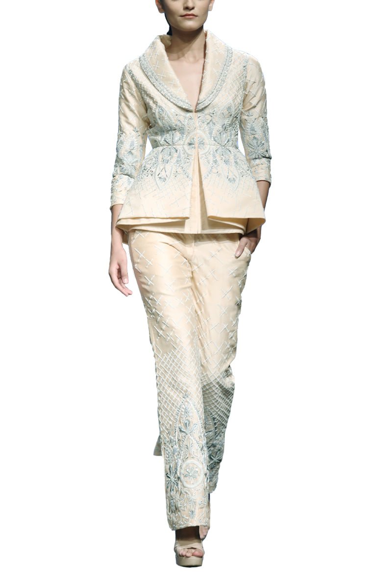 Embroidered Pantsuit - samantchauhan