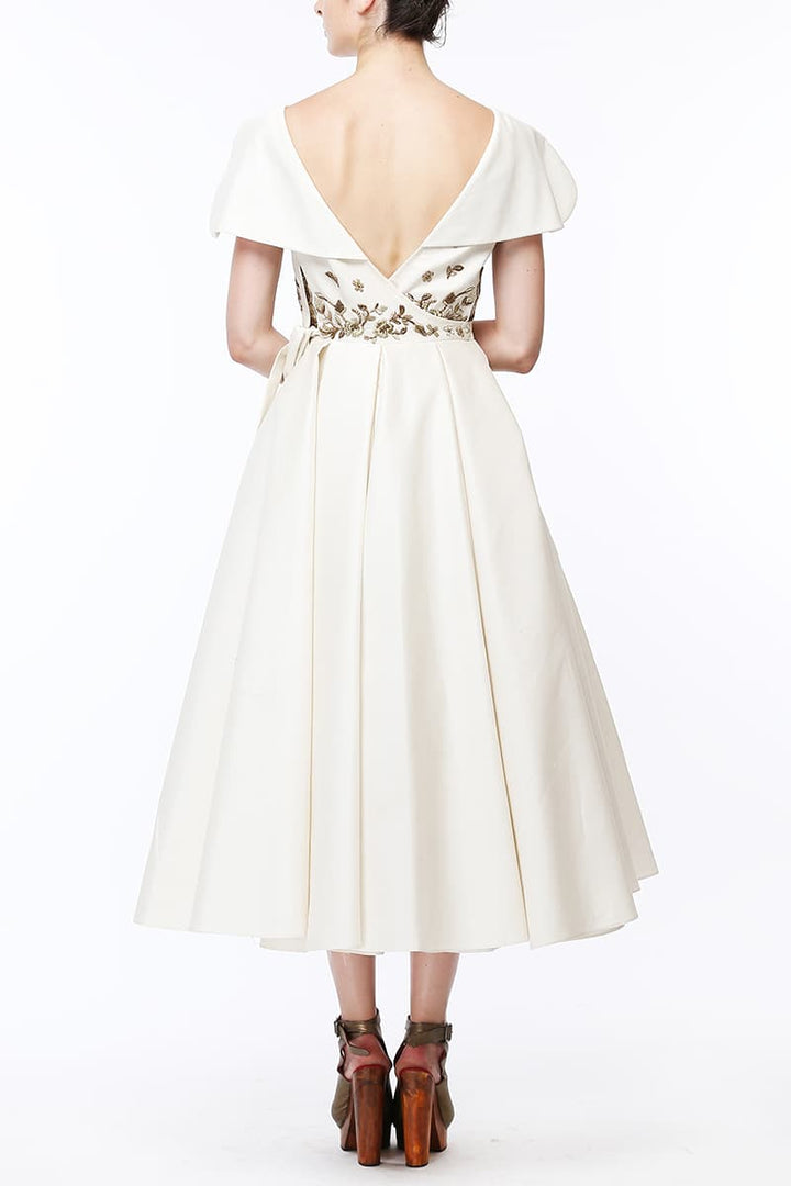 Fit &amp; flare Embroidered Dress - samantchauhan