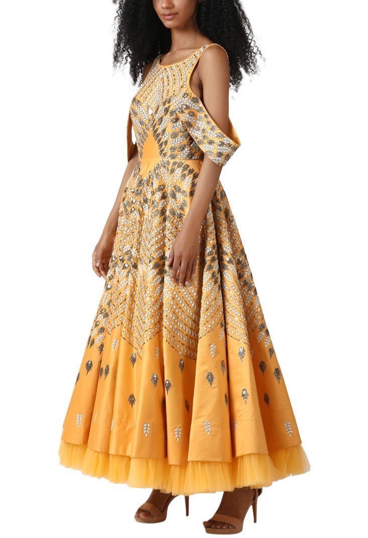 Flap sleeve gown - samantchauhan