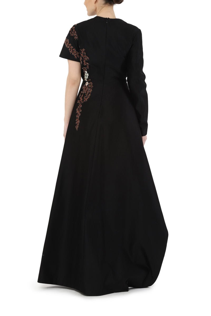 Front slit gown - samantchauhan