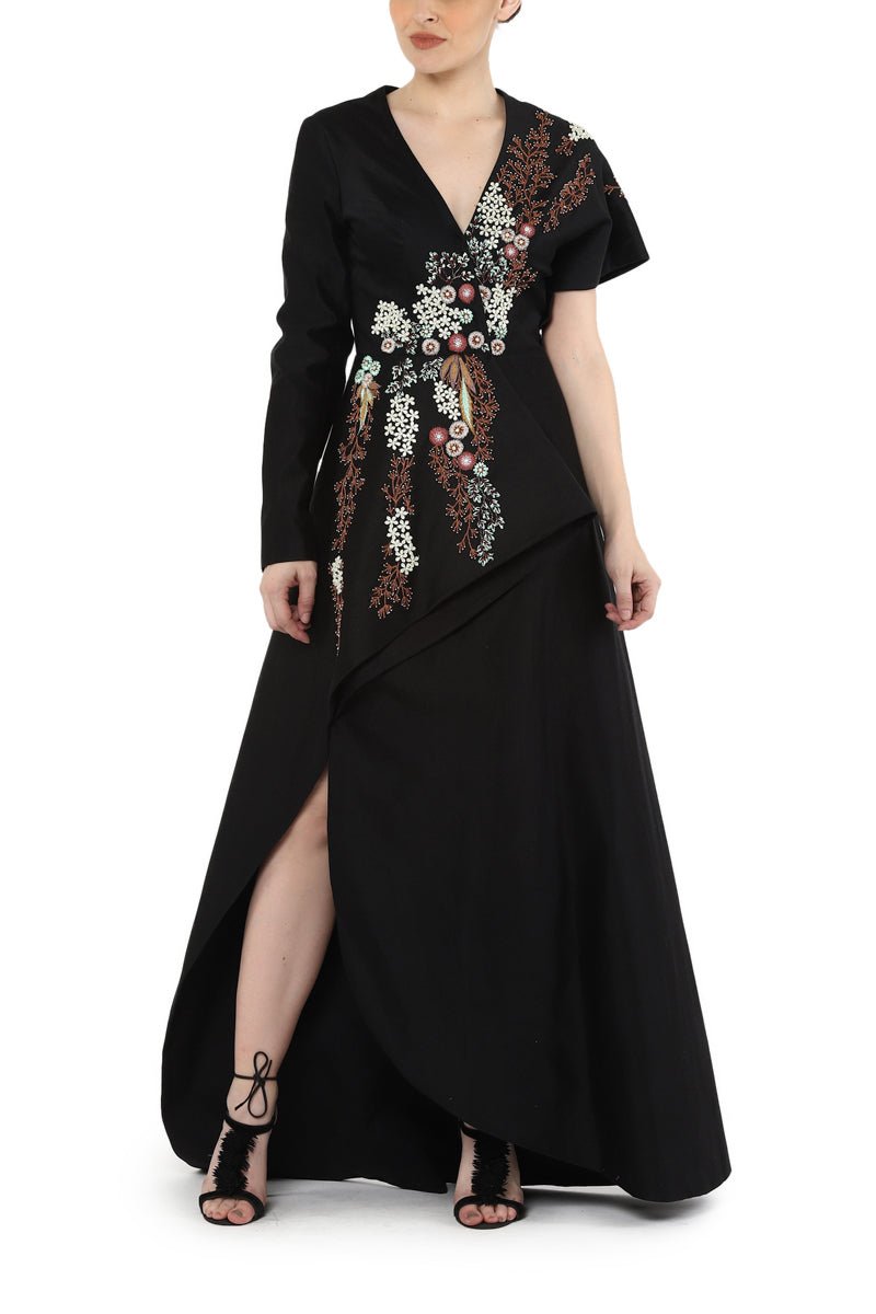 Front slit gown - samantchauhan