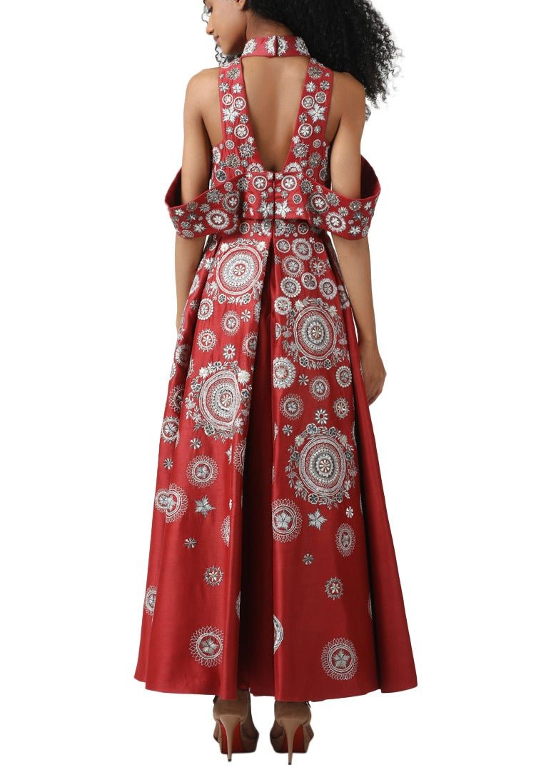 Halter neck gown - samantchauhan