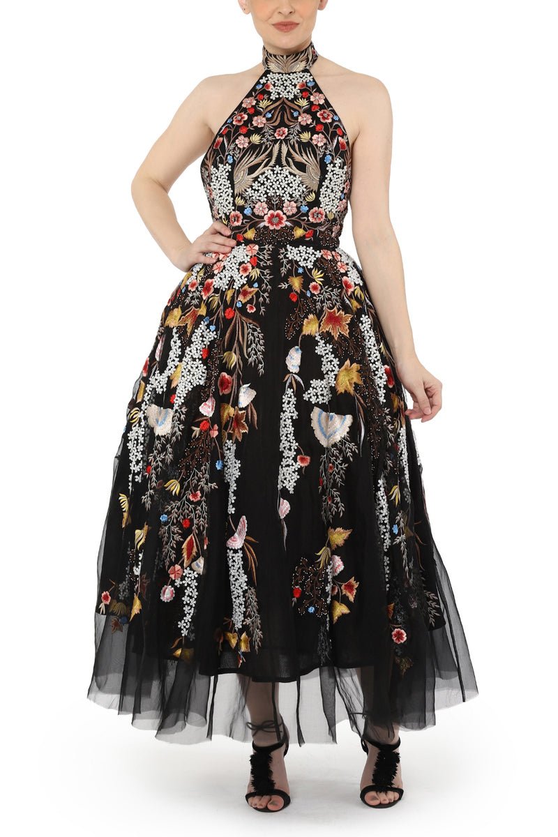 Halter neck gown - samantchauhan