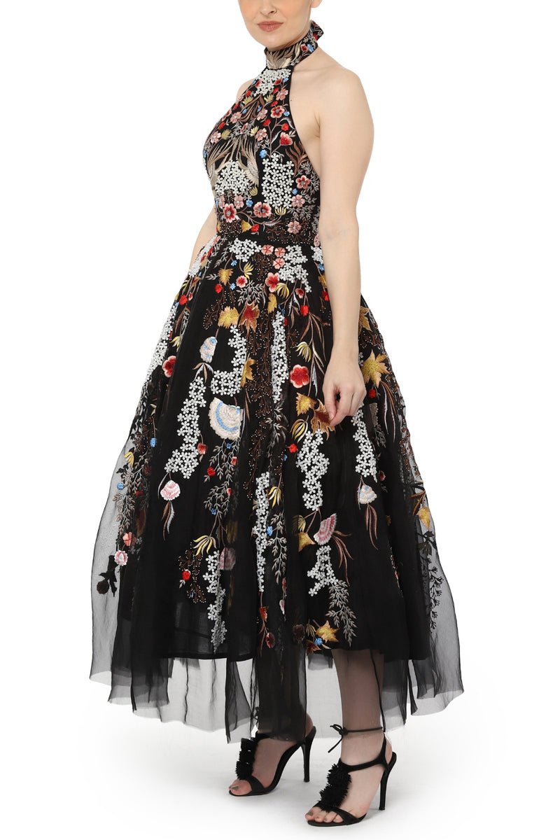 Halter neck gown - samantchauhan