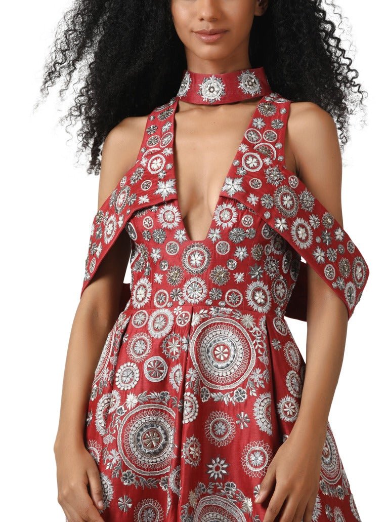 Halter neck gown - samantchauhan