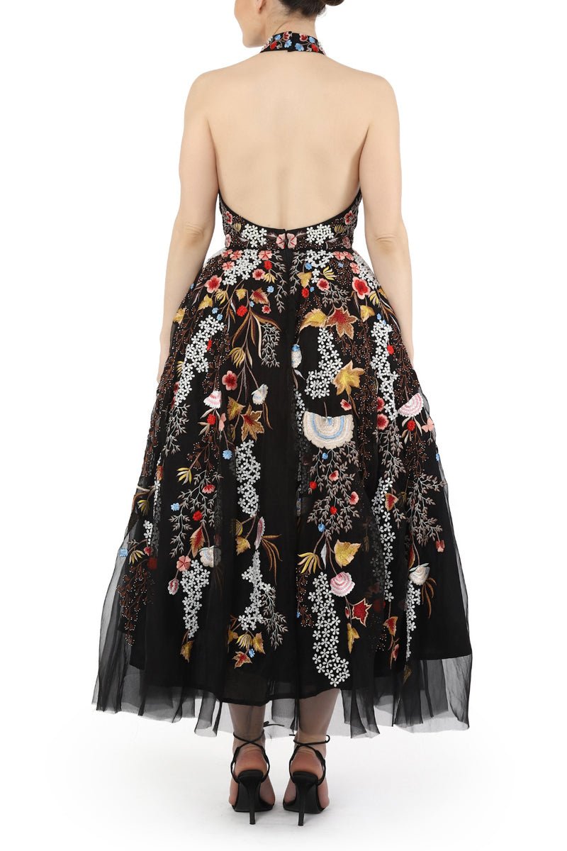 Halter neck gown - samantchauhan