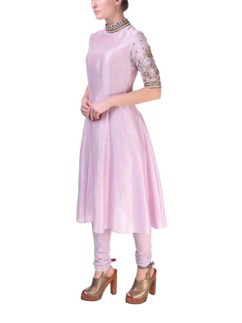 High - Collared Kurta &amp; Dupatta - samantchauhan