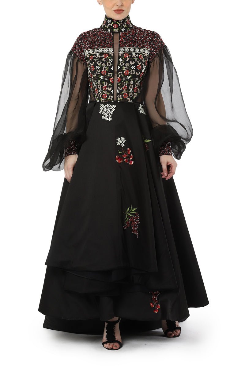 High low hem gown - samantchauhan