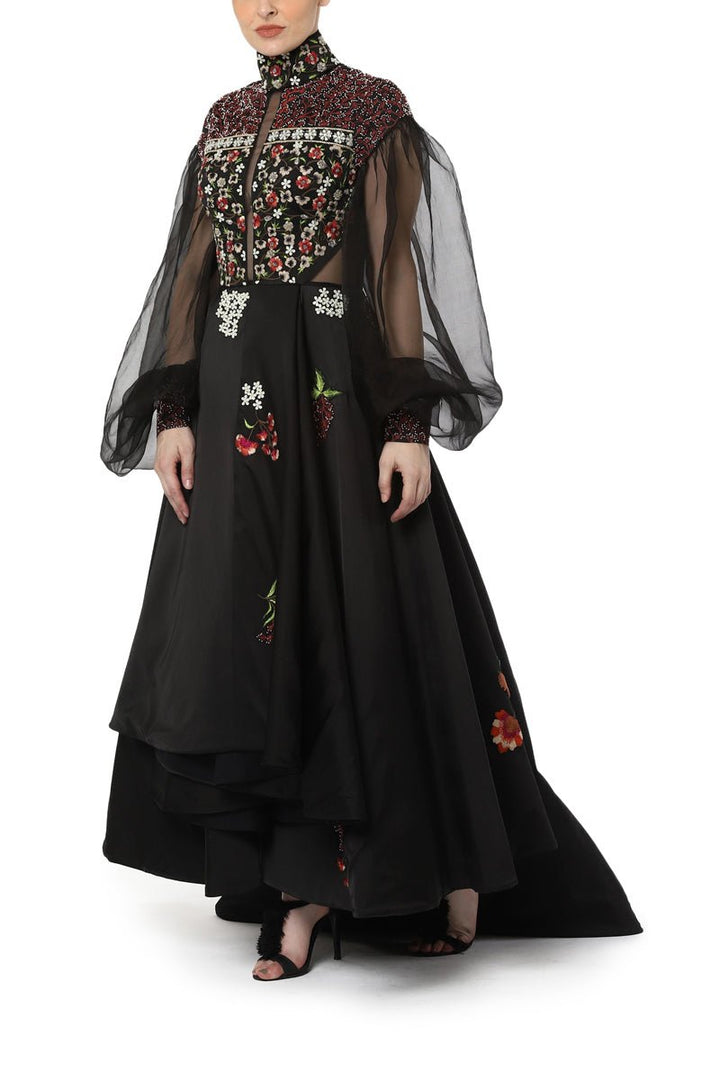 High low hem gown - samantchauhan