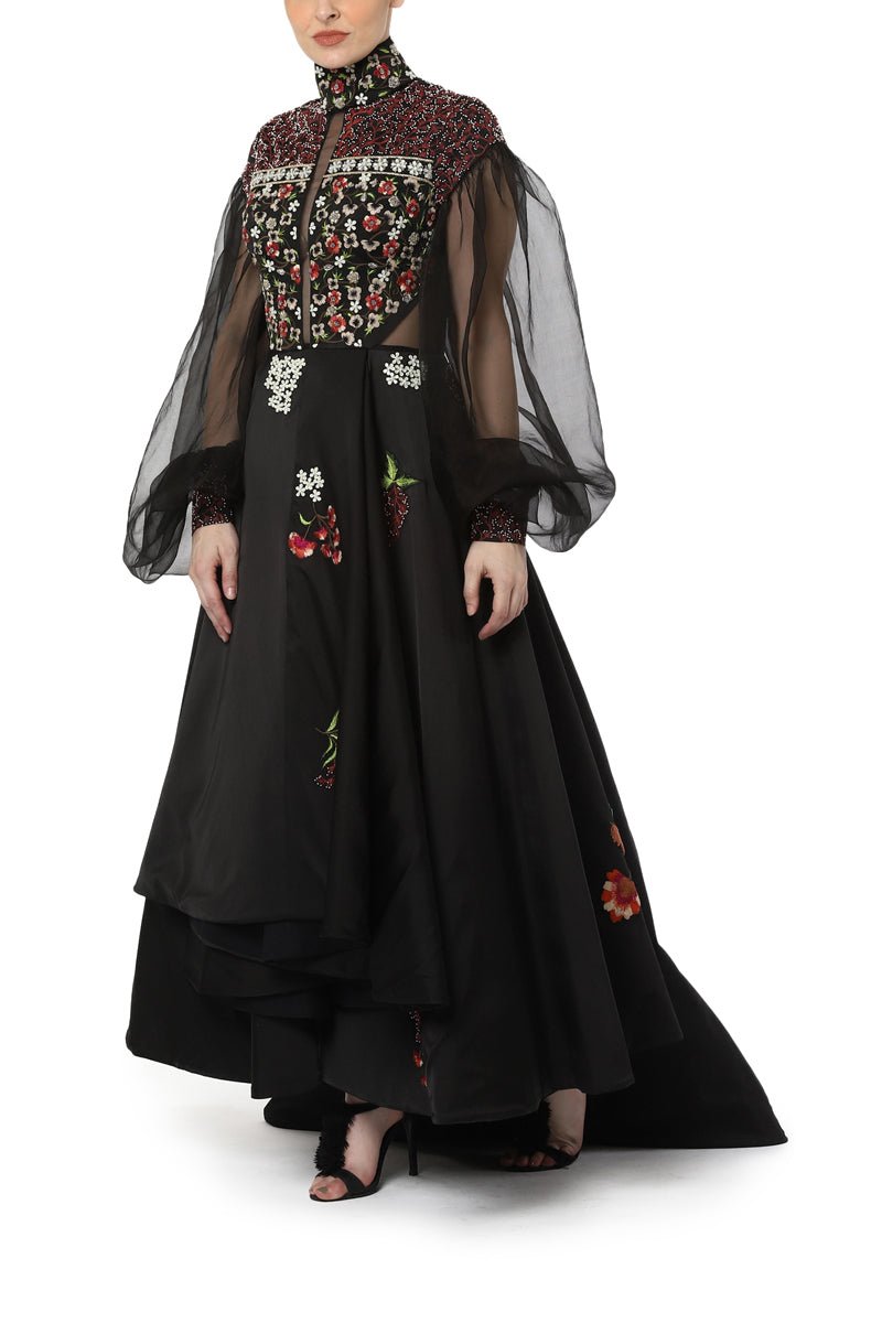 High low hem gown - samantchauhan