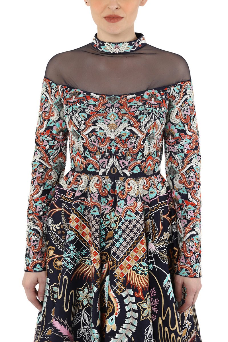 High neck gown - samantchauhan
