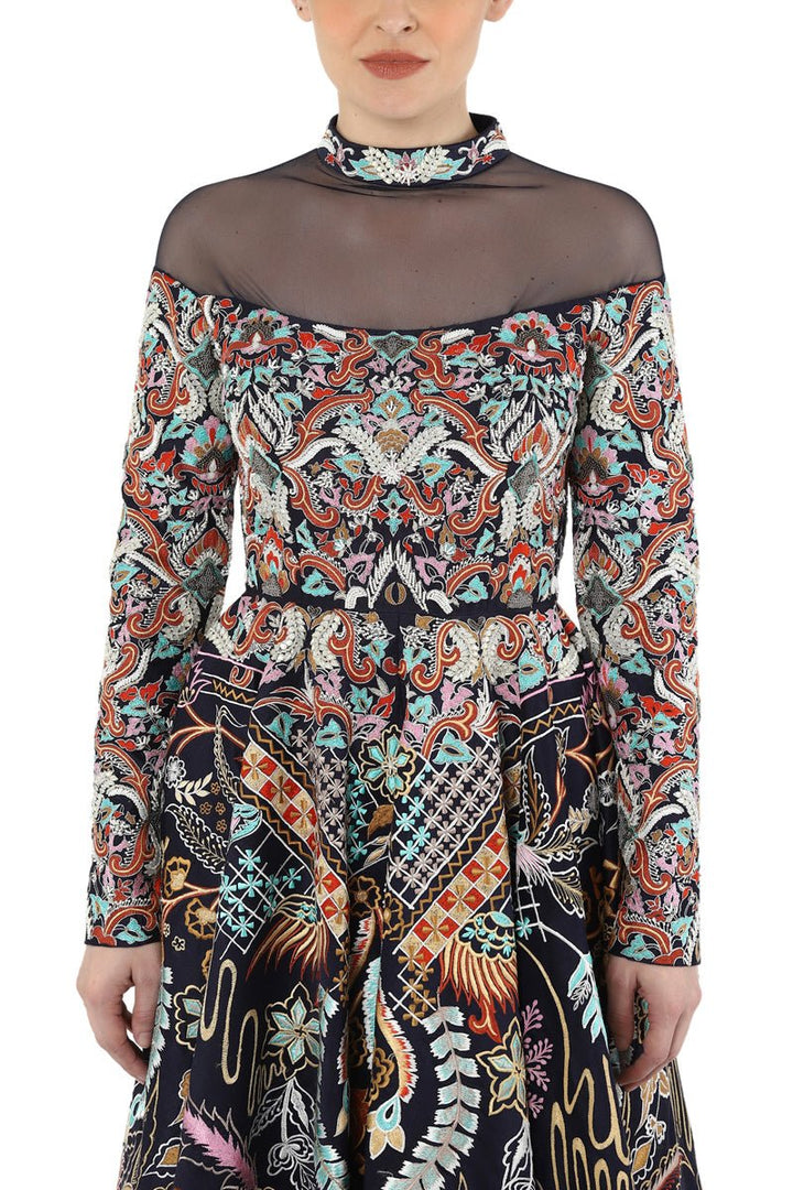 High neck gown - samantchauhan