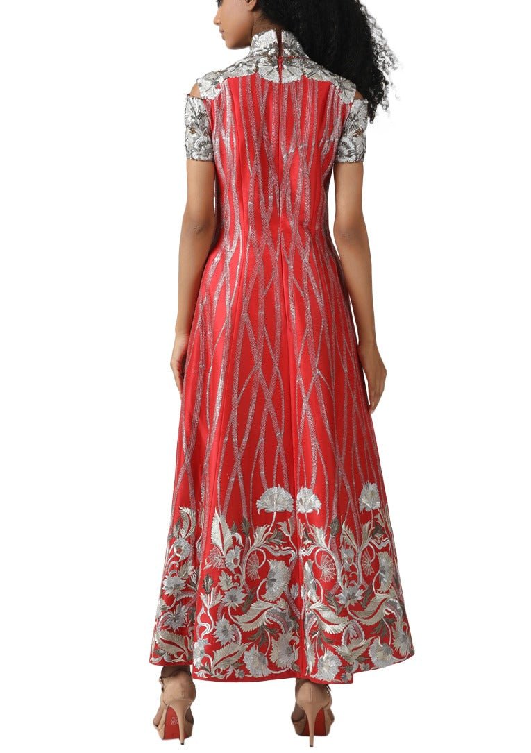 High neck gown - samantchauhan
