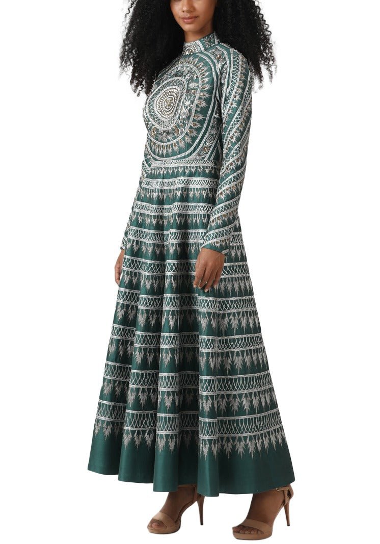 High neck gown - samantchauhan