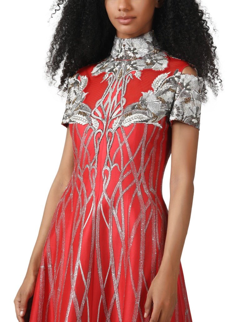 High neck gown - samantchauhan