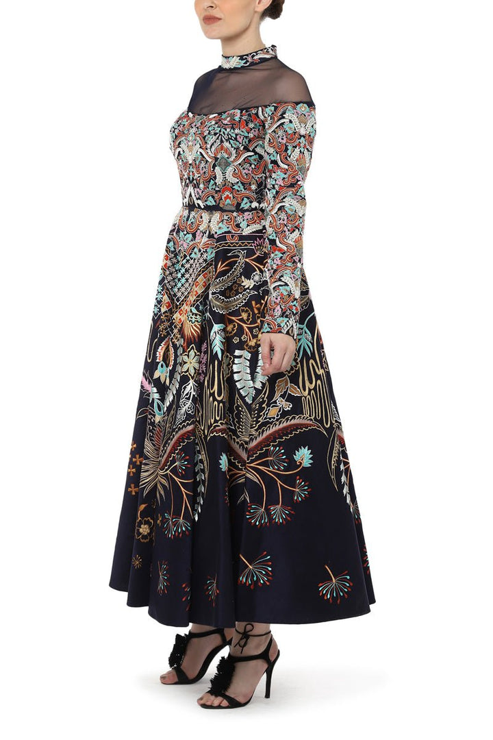 High neck gown - samantchauhan