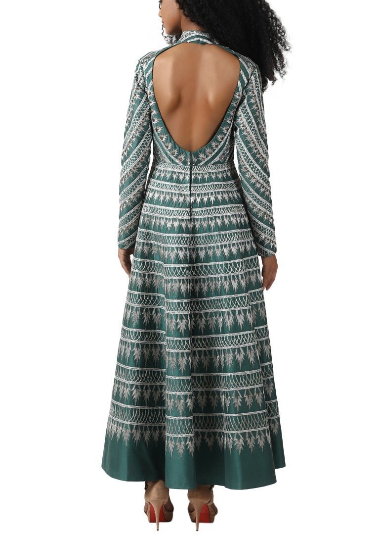 High neck gown - samantchauhan