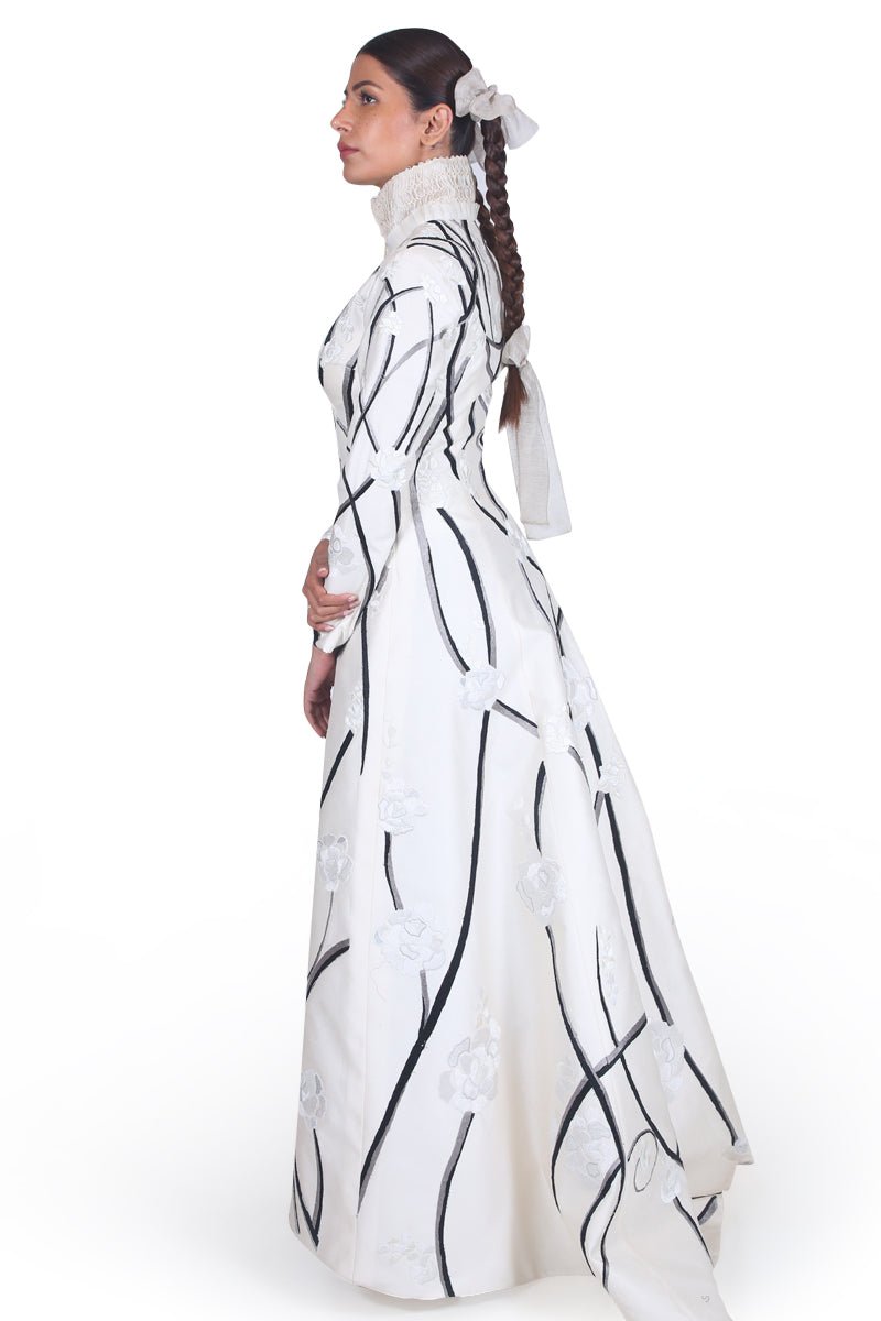 High Neck Gown - samantchauhan
