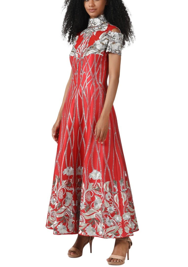 High neck gown - samantchauhan