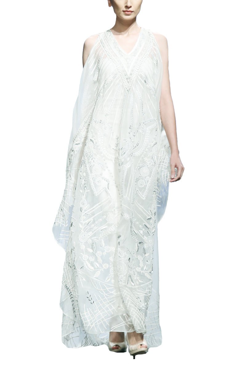 Jumpsuit & Embroidered Kaftan - samantchauhan