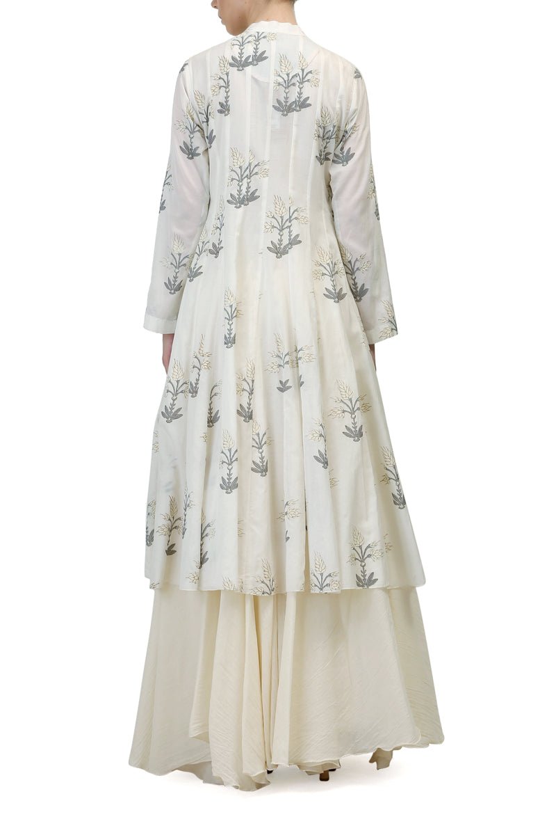 Kalidar Block Printed Kurta - samantchauhan