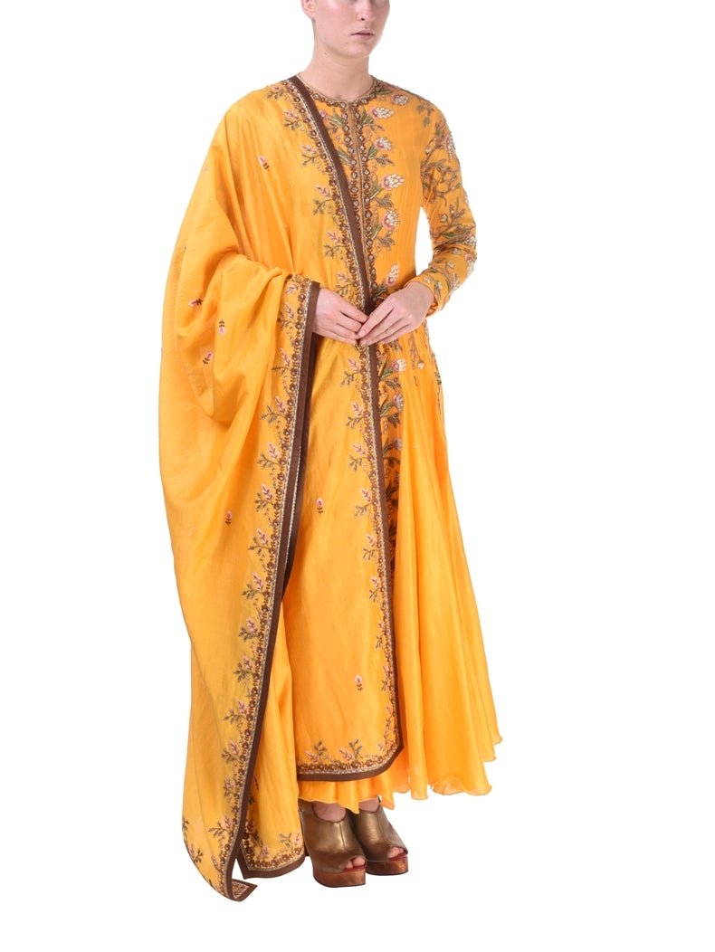 Kalidar Kurta & Dupatta - samantchauhan