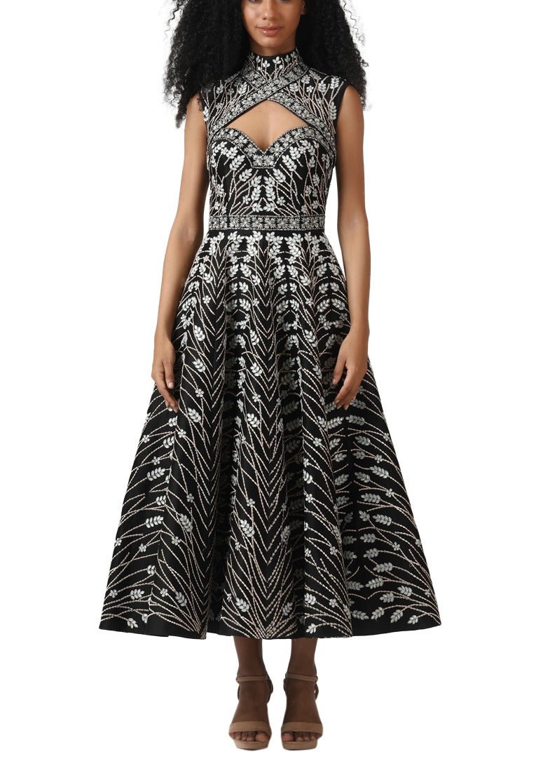 Keyhole neck gown - samantchauhan