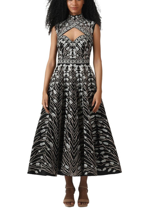 Keyhole neck gown - samantchauhan