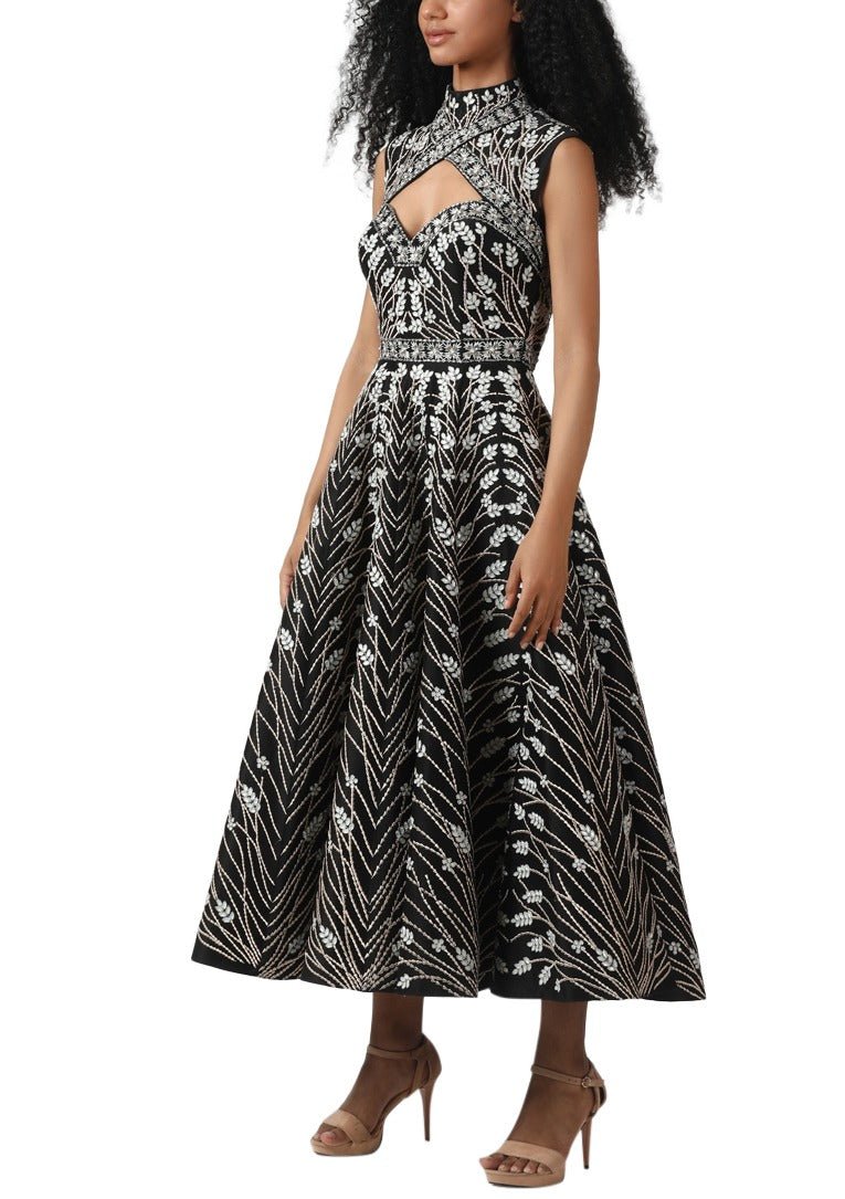 Keyhole neck gown - samantchauhan