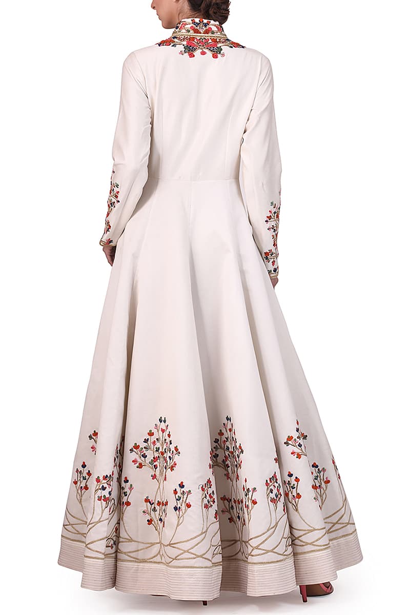 Mandarin Jacket Gown - samantchauhan
