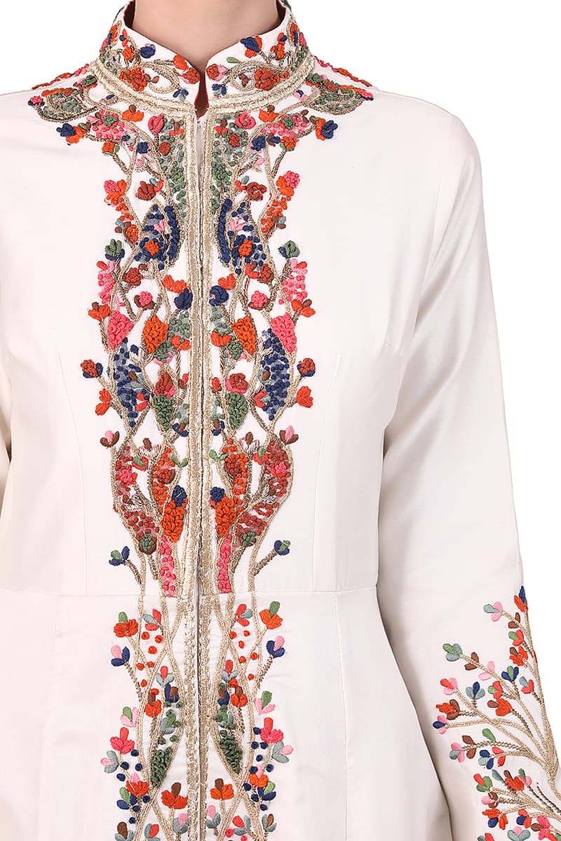 Mandarin Jacket Gown - samantchauhan
